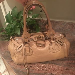 Auth CHLOÈ Large Paddington Bag in Tan!! GUC!!